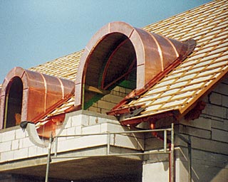 Dach in Kupfer