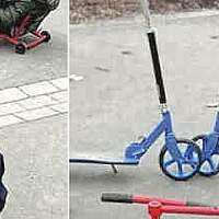 Otter spendet Roller für die Kinder-Tagesstätte Obernau &copy; Kinder Tagessätte Obernau