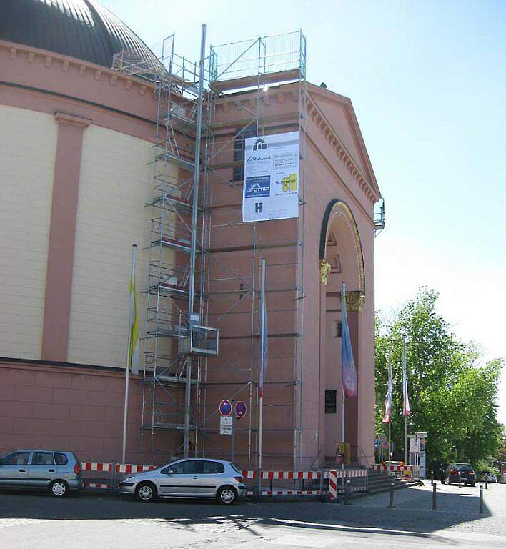 Dacheindeckung Kirche St. Ludwig in Darmstadt 
