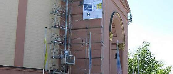 Dacheindeckung Kirche St. Ludwig in Darmstadt 